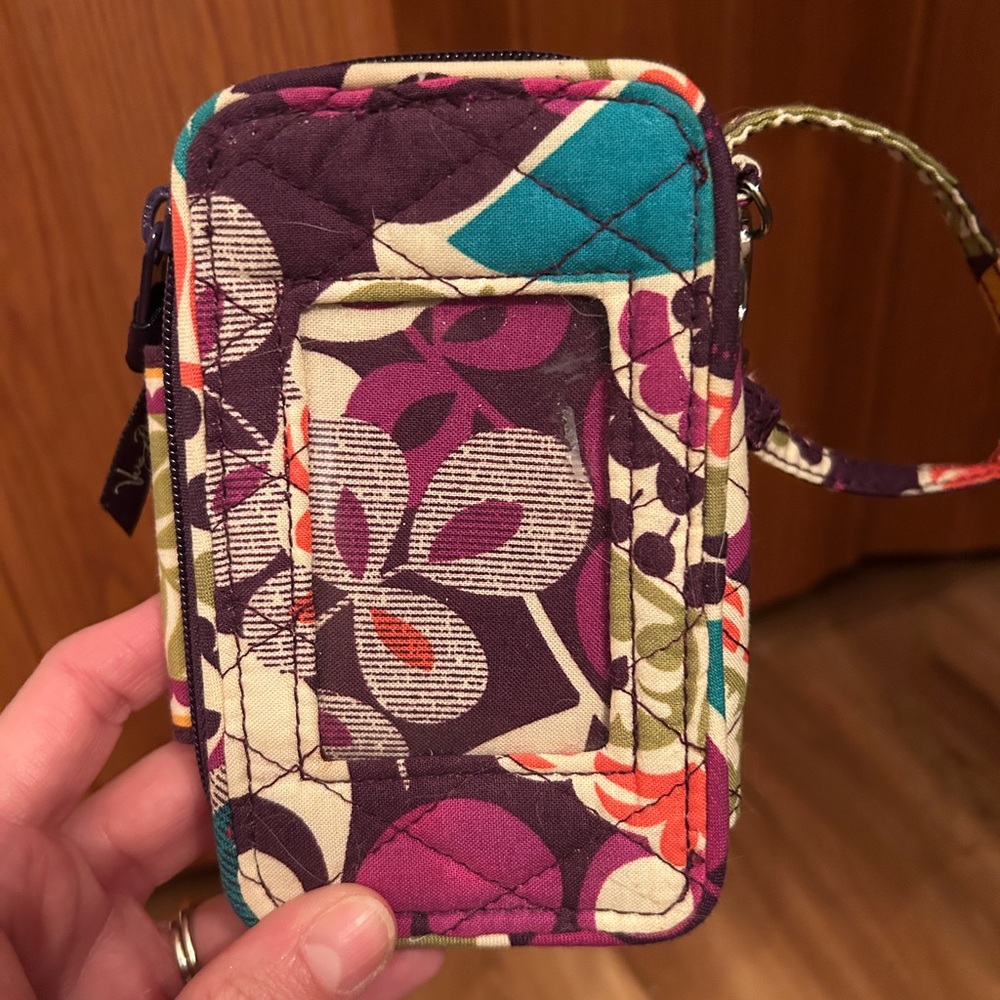 Vera Bradley Wallet Wristlet in Plum Crazy